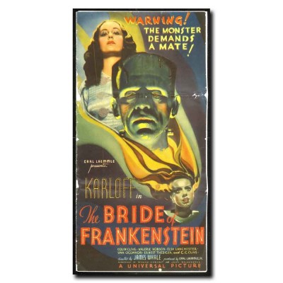 Bride of Frankenstein 20x38inch 1935 Old Horror Movie Silk Poster Hot Art Print   152703791044